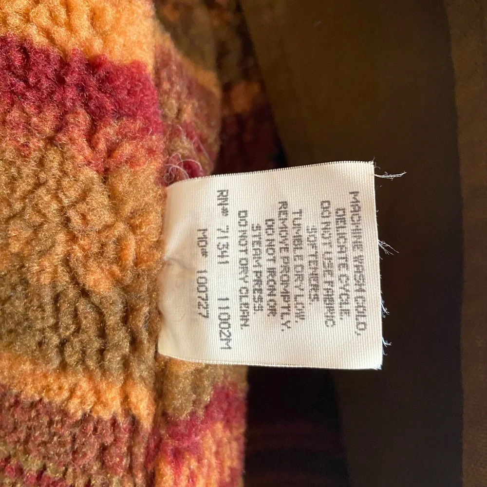 L.L. Bean Olive Trench Coat with Dark Brown Collar - Picture 5 of 10